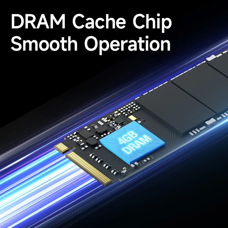 BEWEGUNGSGESCHWINDIGKEIT Cheetah mit DRAM-Cache 7450 MB/s PCIe 4.0 NVMe M.2 4 TB SSD